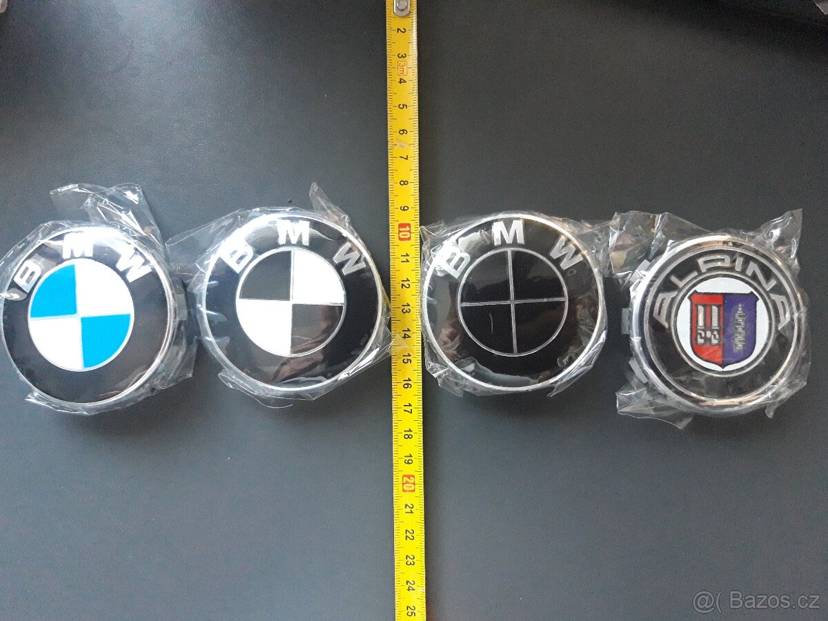 BMW znaky /kryty kol - různé barvy - 2