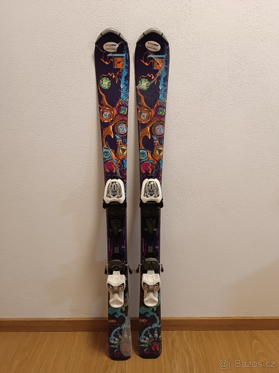 Dětské lyže Nordica 110cm a lyžařské boty Head - 2