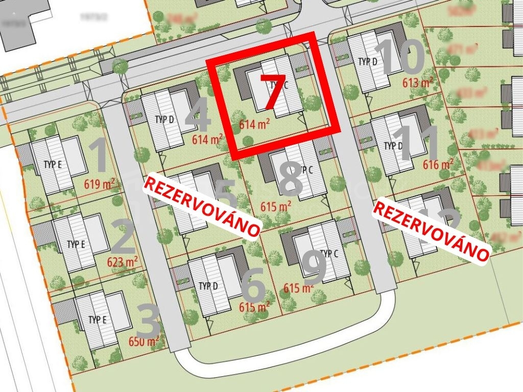 Prodej stavebního pozemku 614 m2, Velká Bystřice - 2