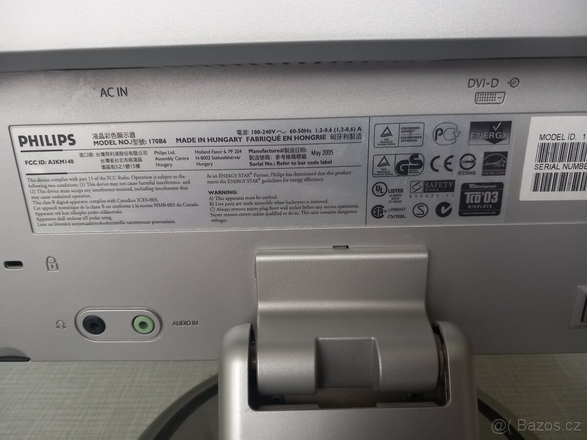 Monitor Philips 170B6 - 2