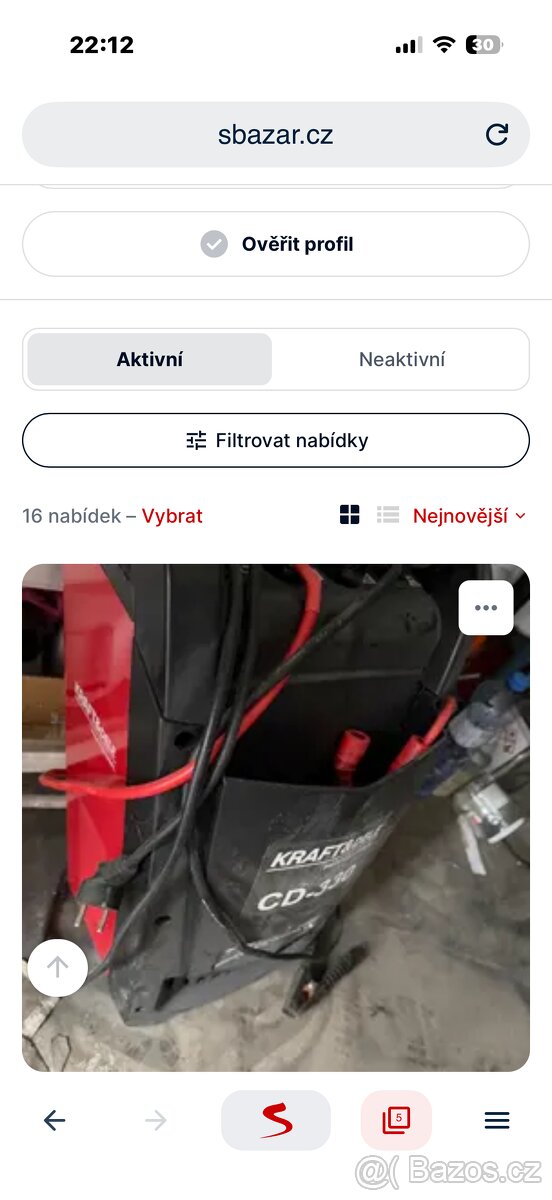 Startovací nabiječka - 2