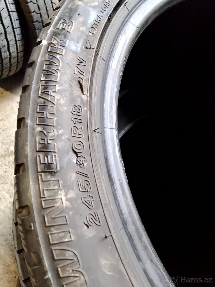 245/40/18 97v Firestone - zimní pneu 2ks - 2