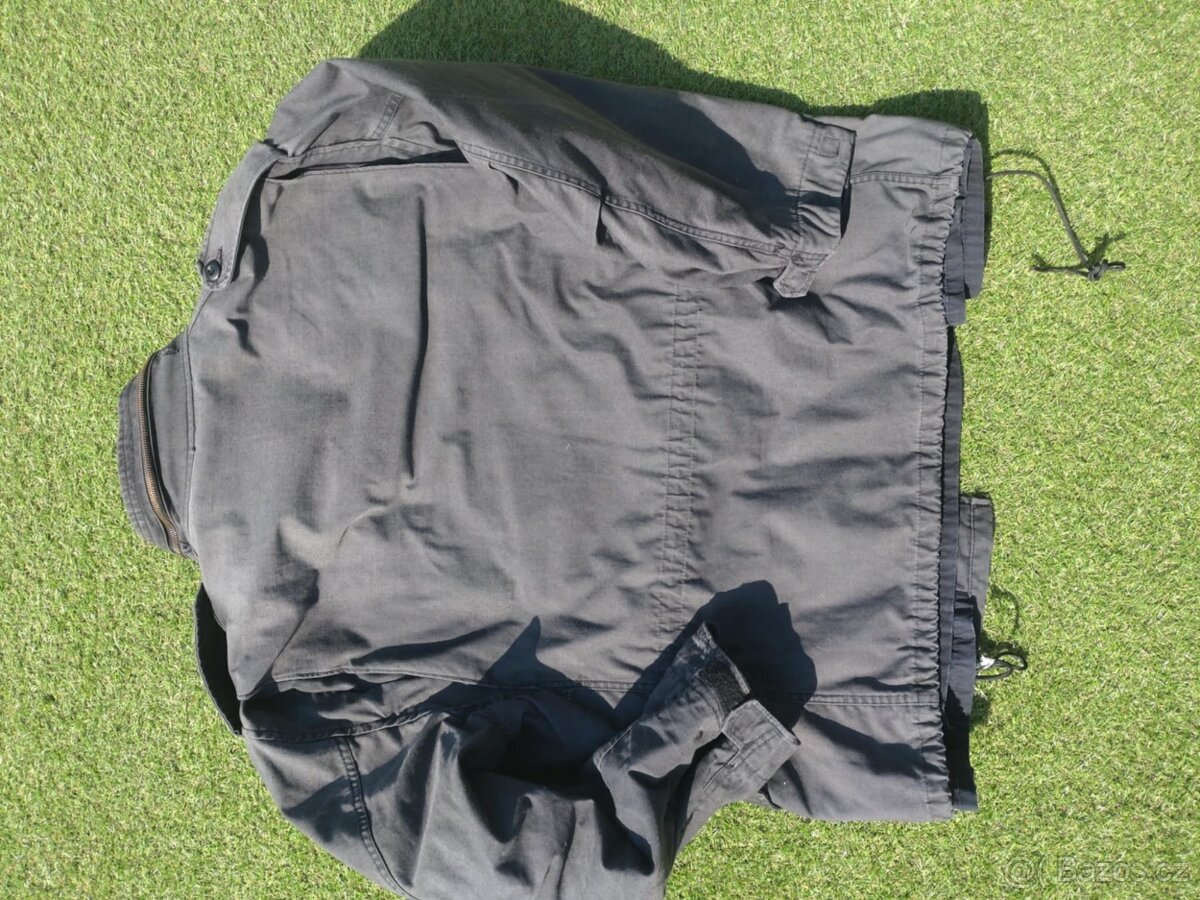 BUNDA PARKA M65 ALPHA INDUSTRIES XL/R ČERNÁ - 2