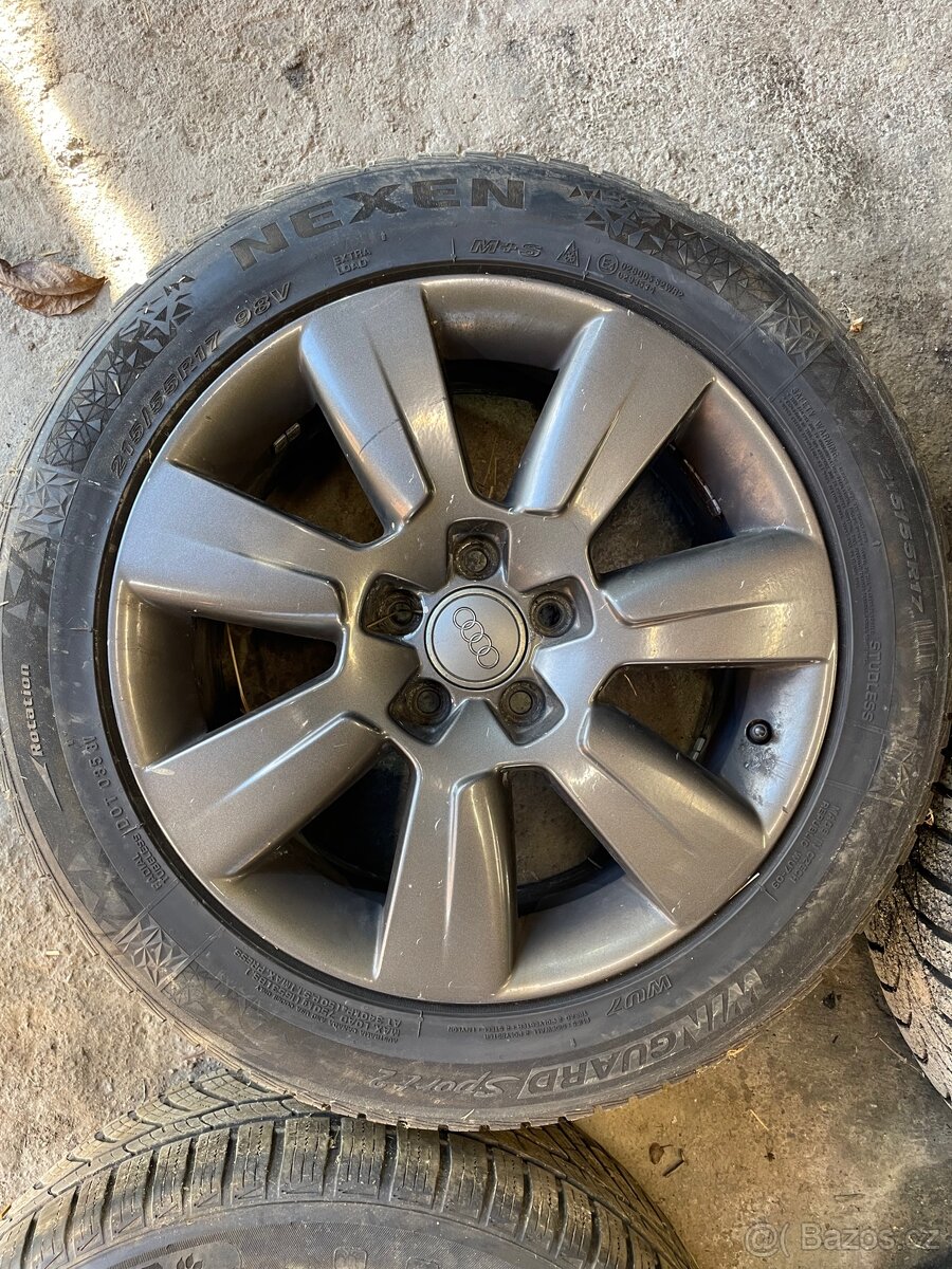 Audi alu 5x112 R17 zimní - 2