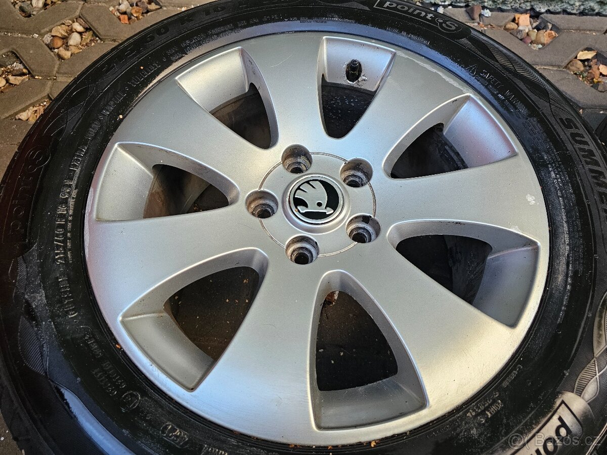 ALU letní kola Škoda 5x112 R16 Yeti - 2