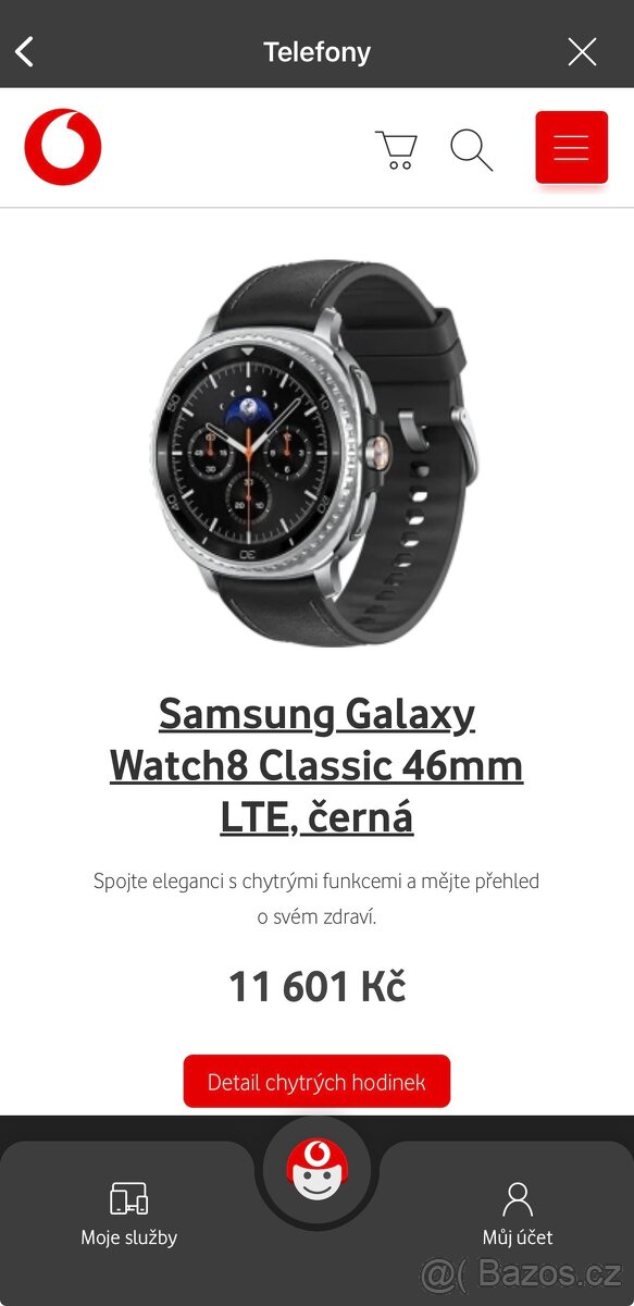 NOVÉ Samsung galaxy Watch 8 clasic LTE - 2