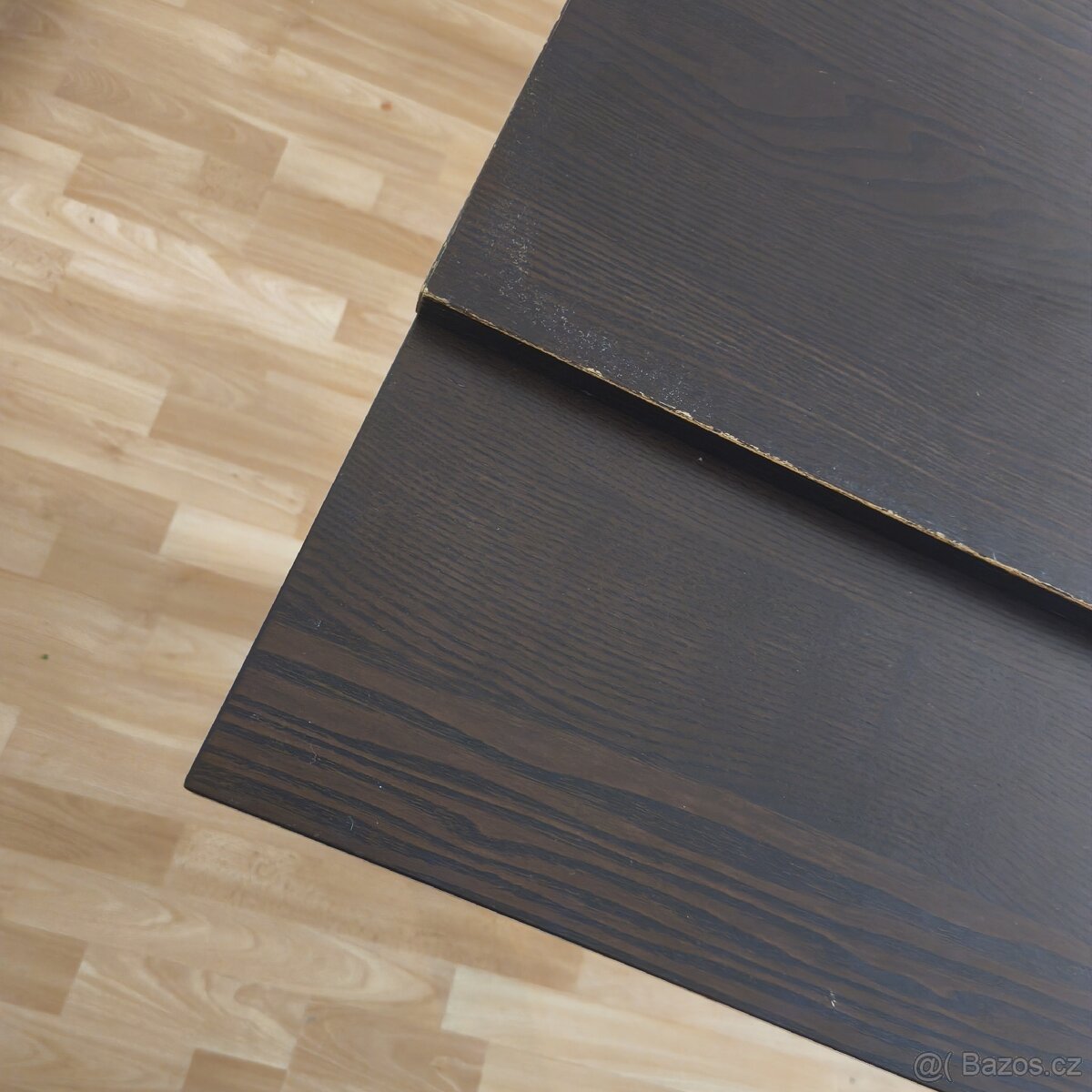 Rozkládací jídelní stůl tmavě hnědá IKEA bjursta - 2