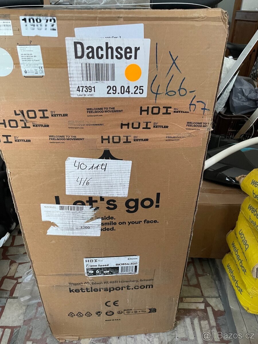 Kettler HOI Speed grey, Cyklotrenažér, nový zabalený. - 2