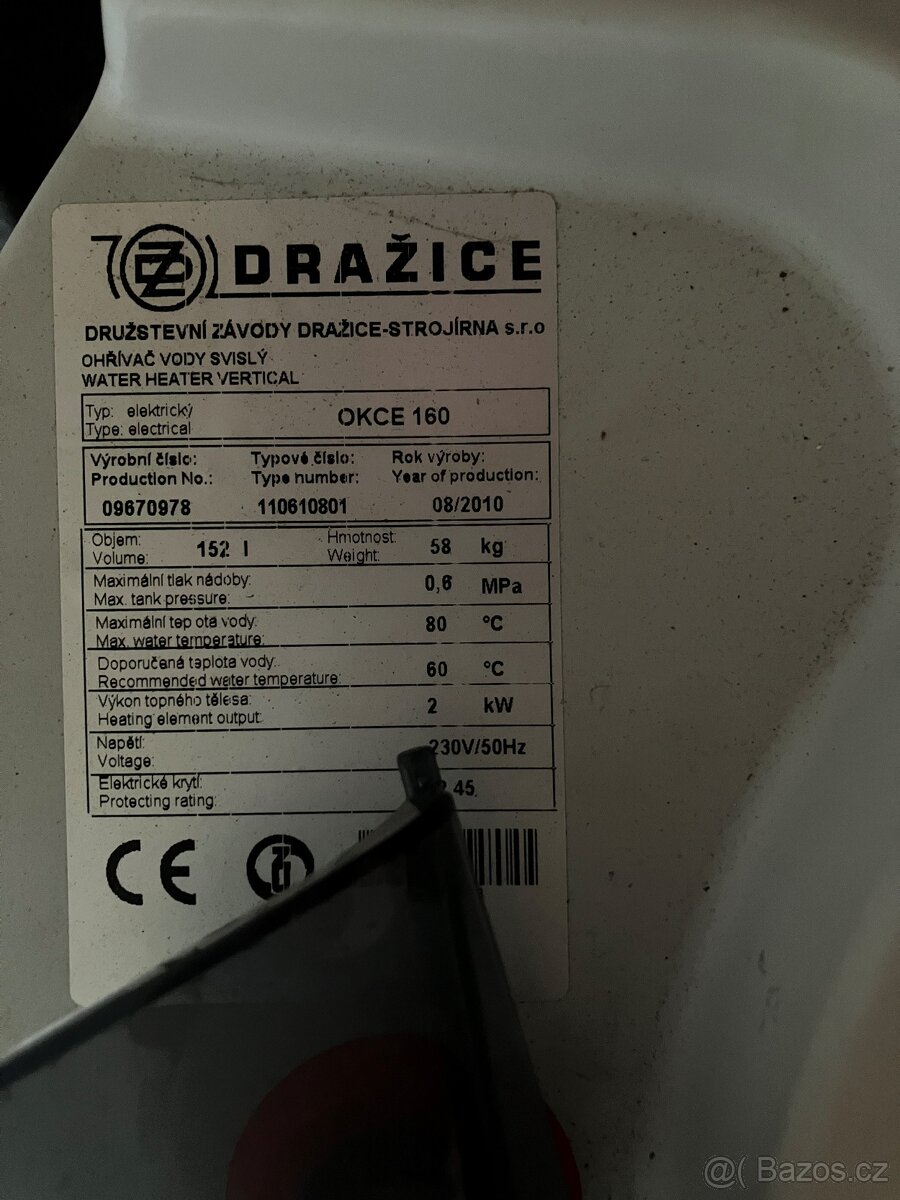 Dražice OKCE 160 - 2