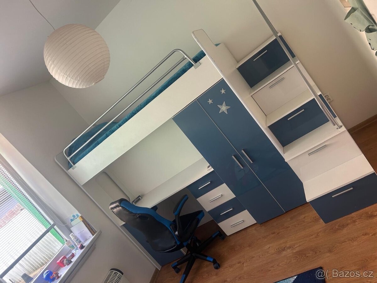 Detsky pokoj s patrvou postli - 2