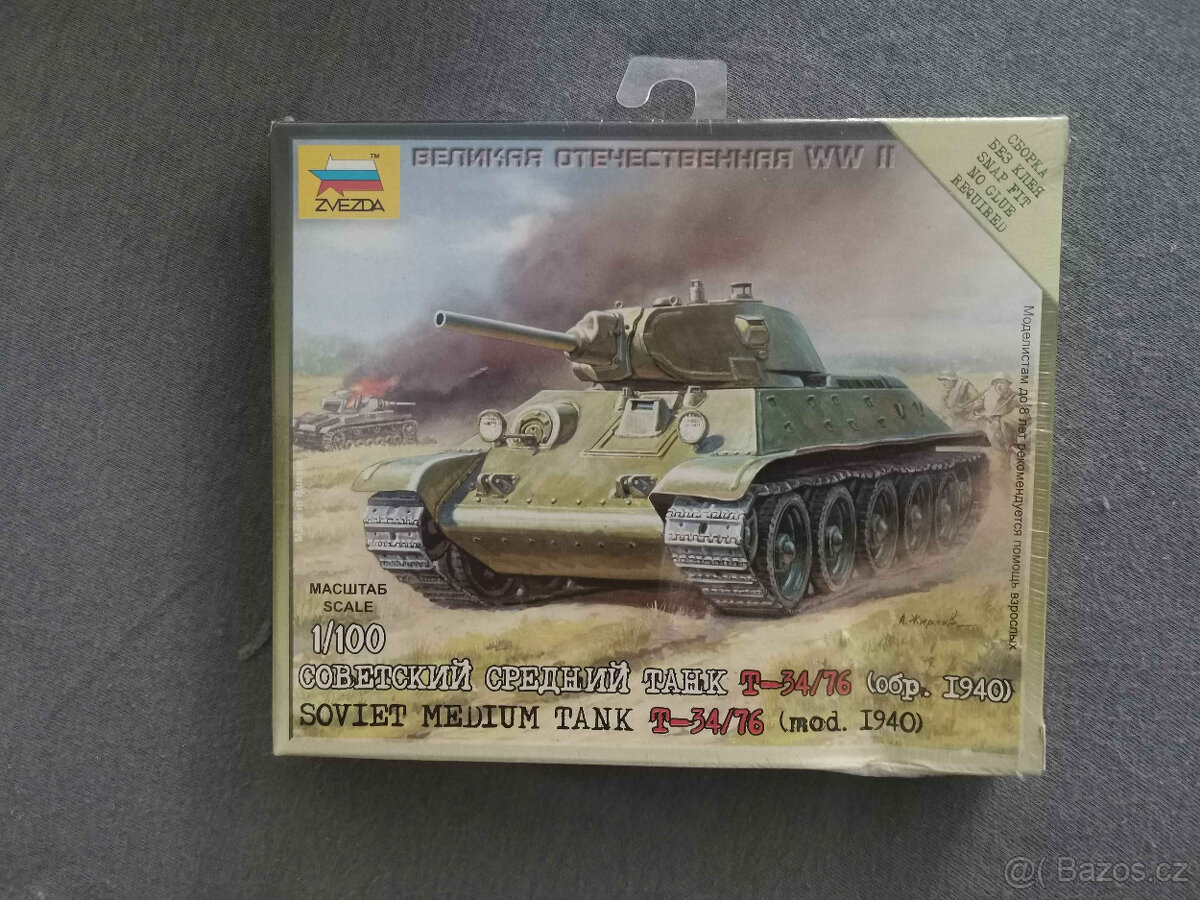 T-34/76 (Mod.1940) | Zvezda | 6101 | 1:100 | Nerozbaleno - 2