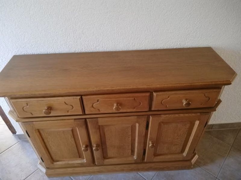 Komoda, příborník - rustikální dub, délka 120 cm - 2