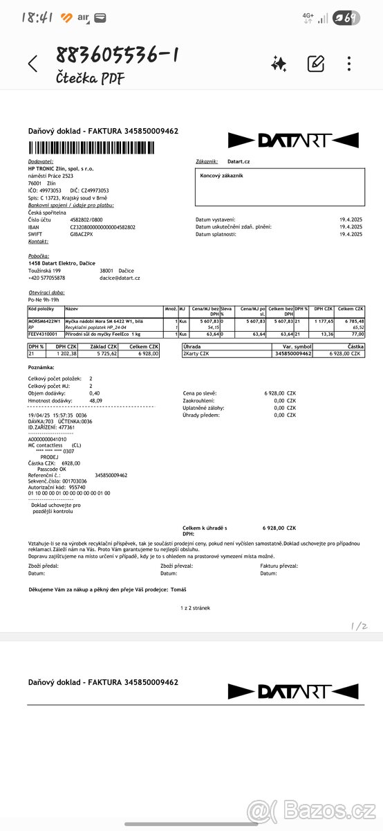 Prodám myčku nádobí - 2