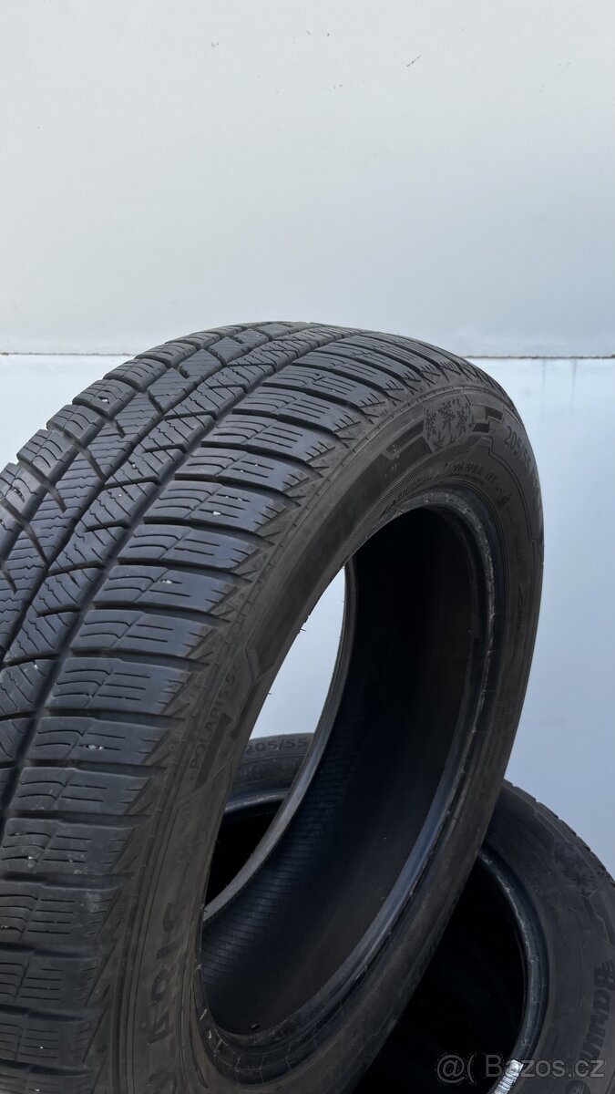 4x - zimní pneu - 205/55 R16 91T - BARUM - 7mm - 2