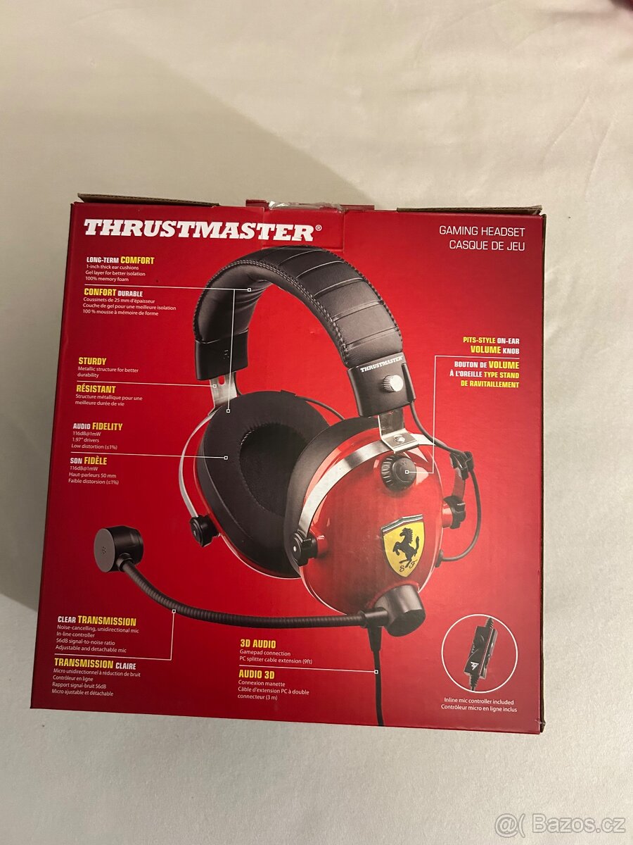 Nová Thrustmaster Ferrari herní sluchátka - 2