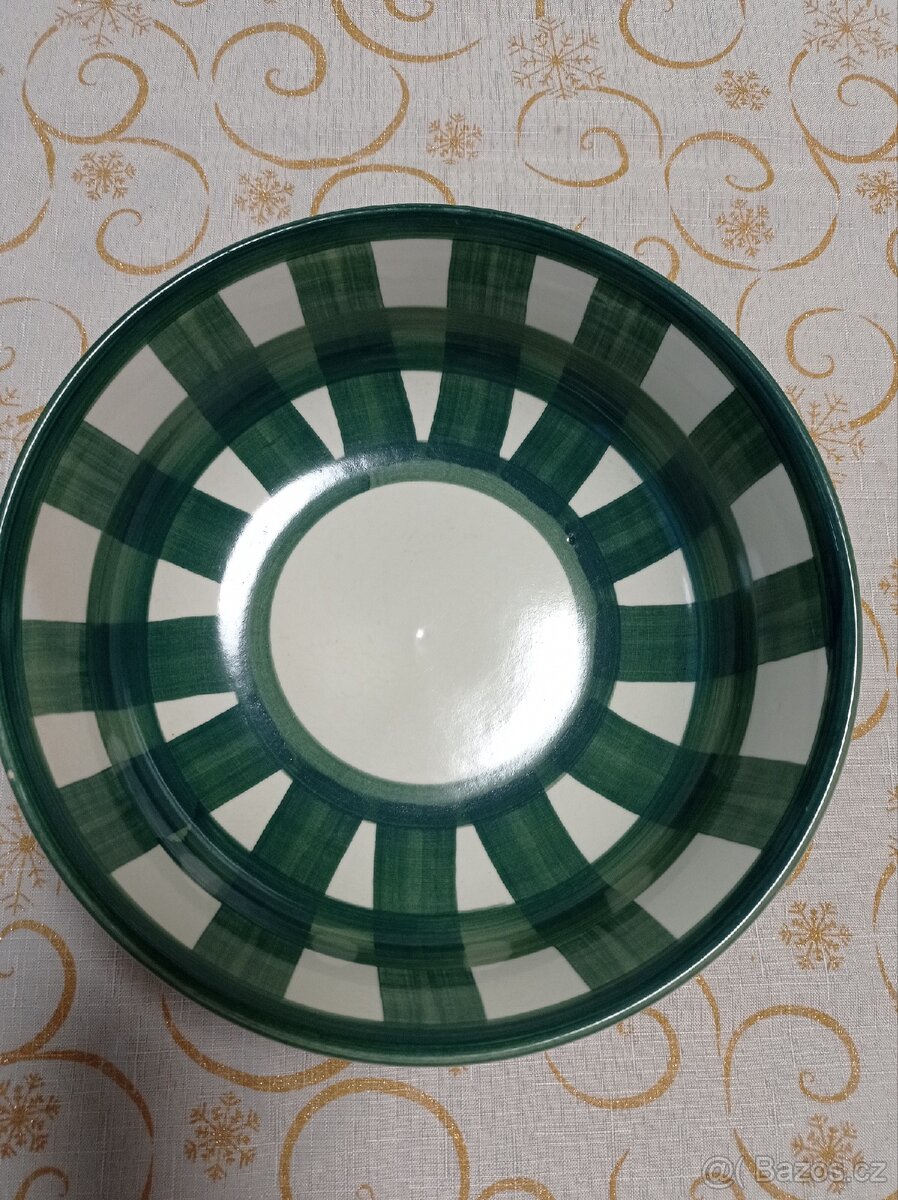 Retro miska a talíře - 2
