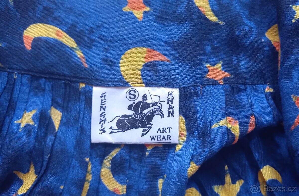 Letní modré šaty - 2