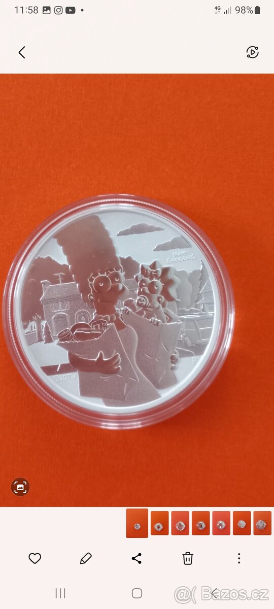 Stříbrné mince 1 oz - 2