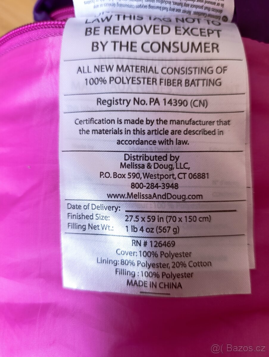 Spacák letní dívčí, TOP STAV - 2