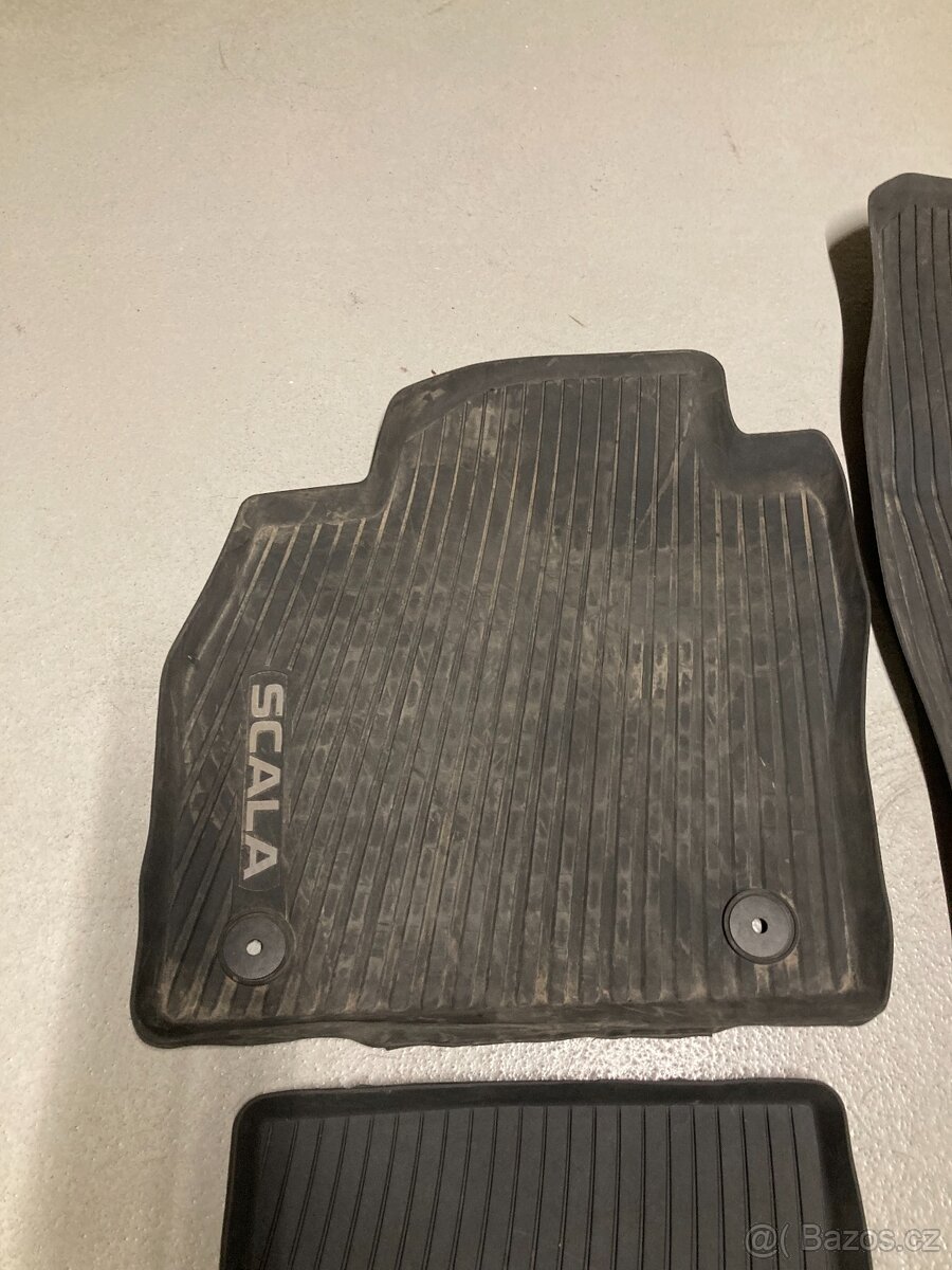 Gumové koberce do interieru - Škoda Scala - 2