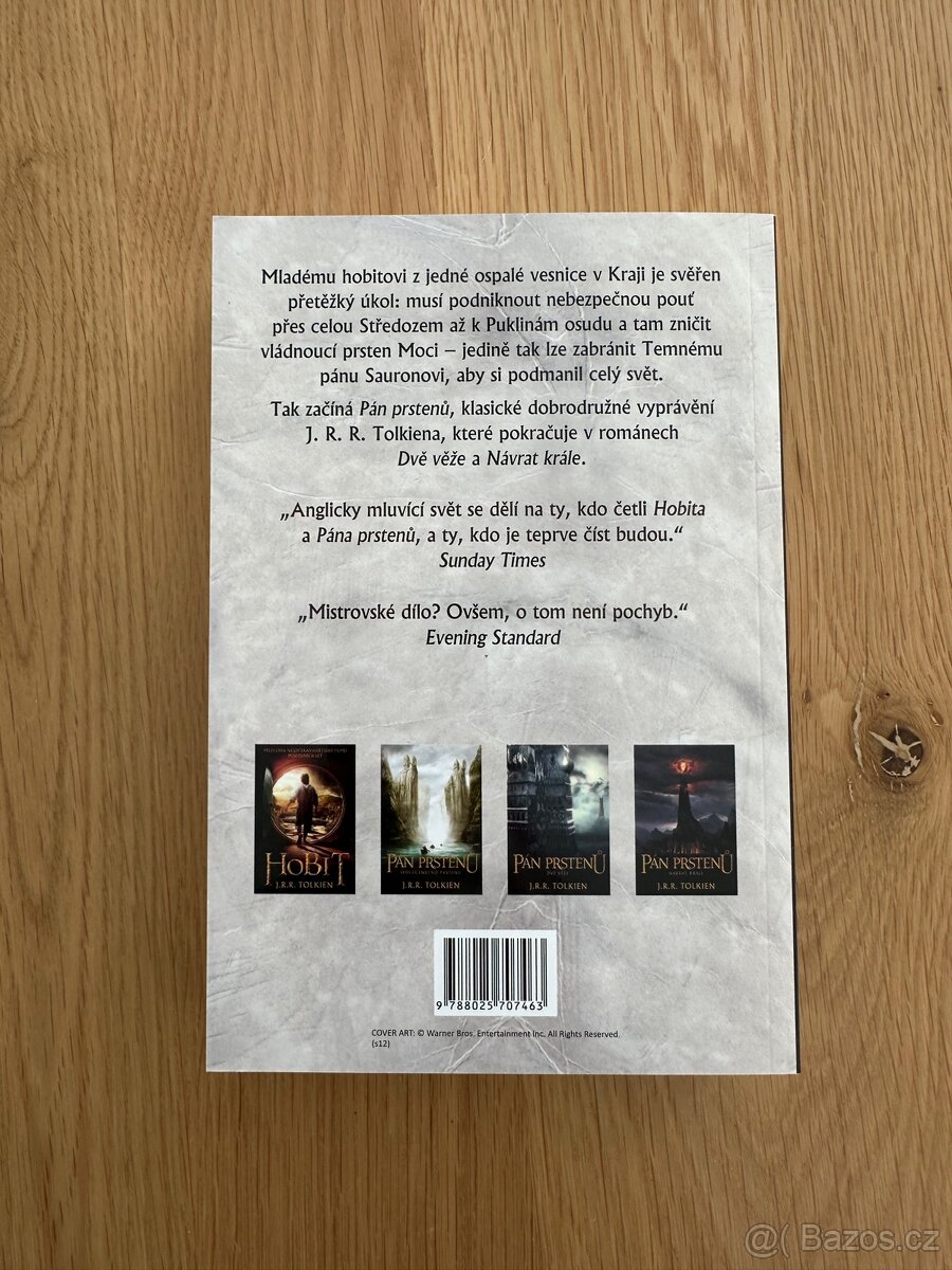 Kniha Pán prstenů Společenstvo prstenu - 2