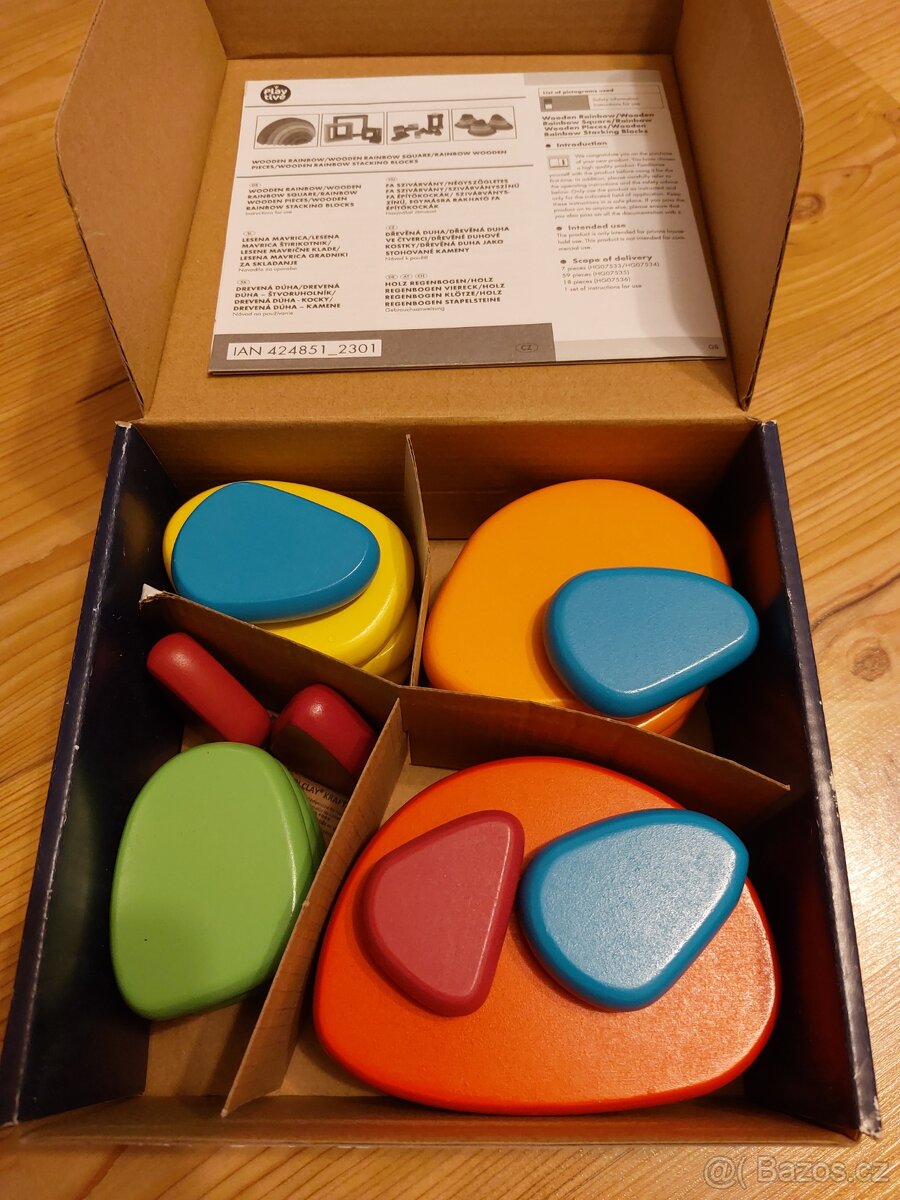 Play tive dřevěné kameny - 2