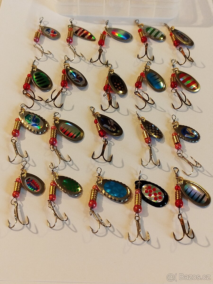 NOVÉ RYBÁŘSKÉ NÁSTRAHY - 20 KS ROTAČNÍCH TŘPYTEK - 2