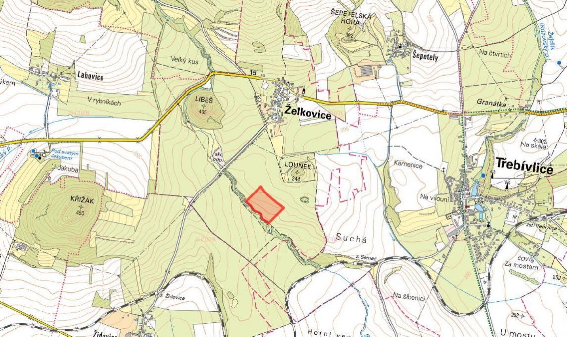 Sady, vinice, prodej, Želkovice, Louny - 2