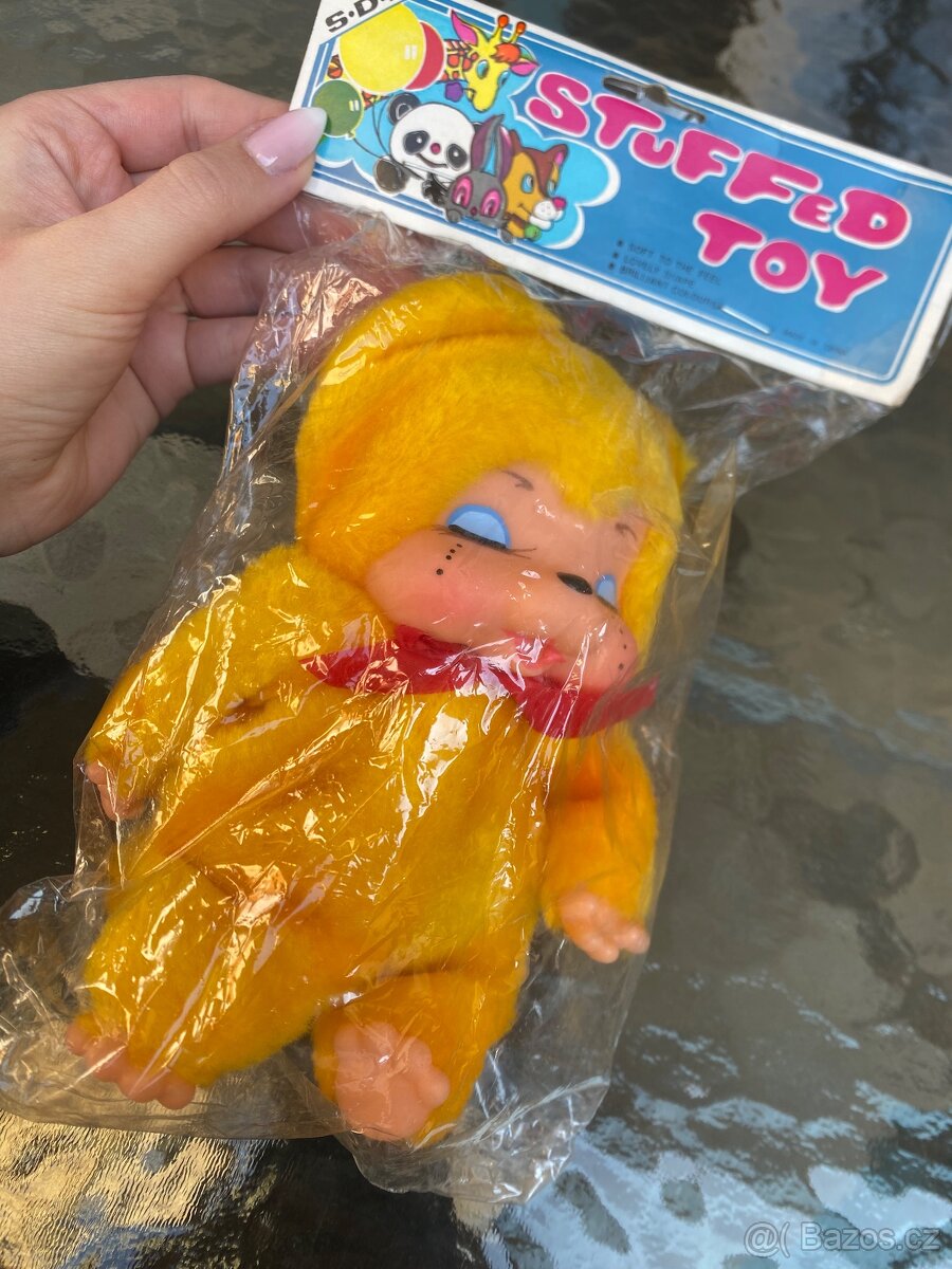 Mončičák 16cm žlutý - 2