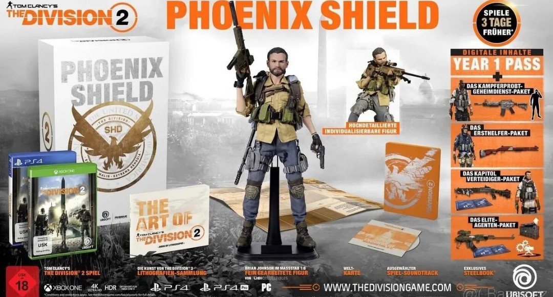 Division 2 collector edition Phoenix shield - 2