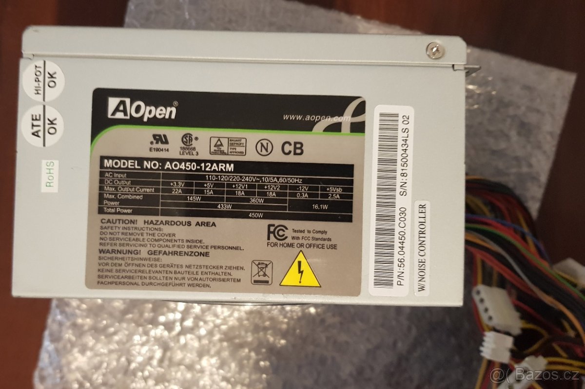 Zdroj PC - výkon 450W - 2