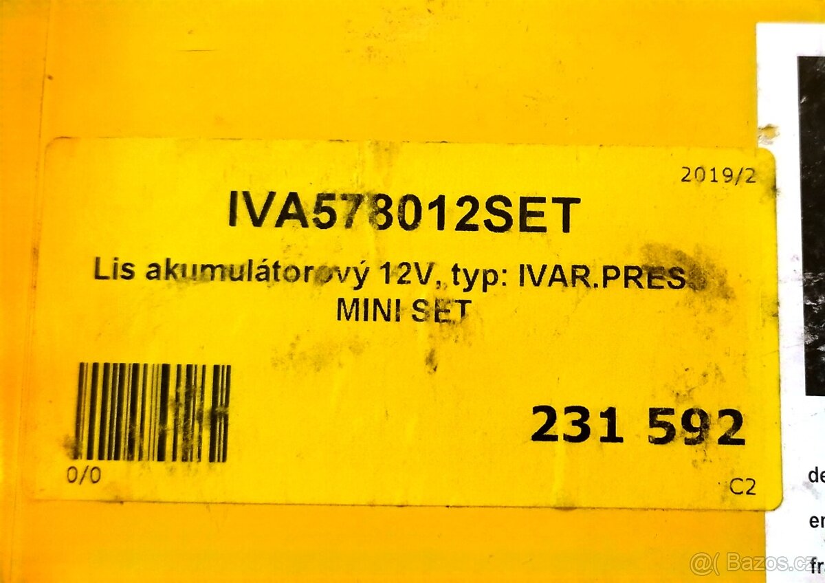 Akumulátorový lis REMS - 2