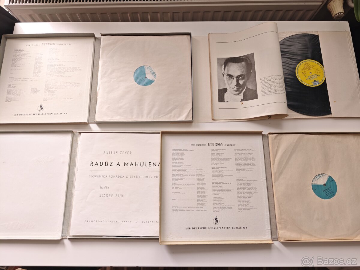 Staré gramofonové desky Verdi , Suk,Weber - 2