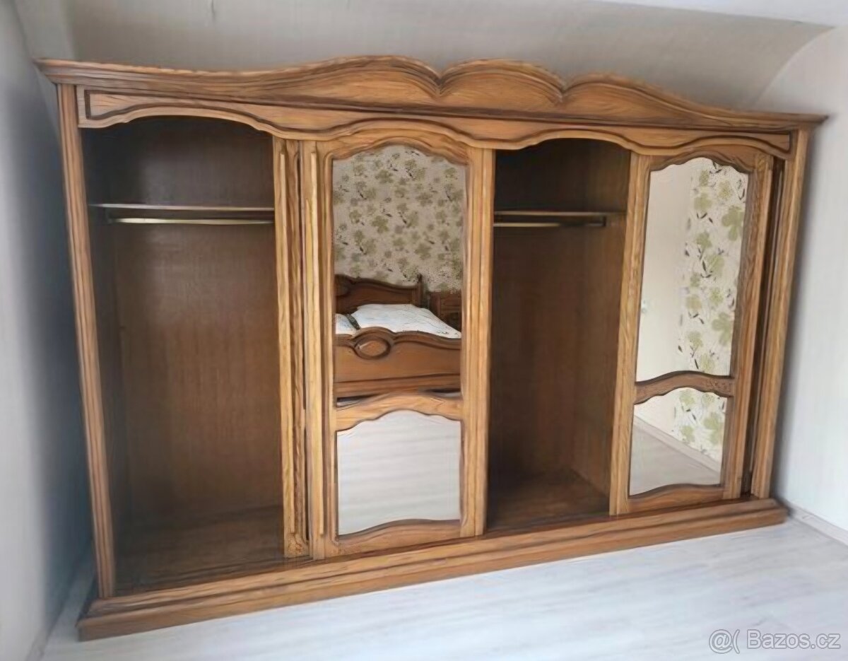 LUXUSNÍ RUSTIKÁLNÍ LOŽNICE DRAHÝ MODEL TOP STAV - 2