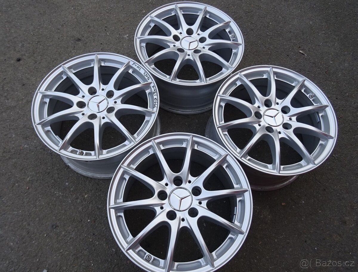Alu disky originál Mercedes, 16", 5x112, ET 45,5, šíře 7,5J - 2