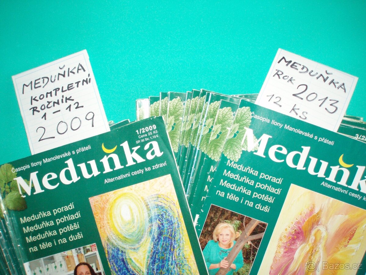 časopisy Meduňka-staré ročníky 2009, 2013 - 2