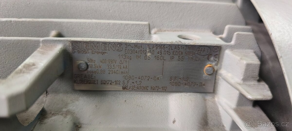 Prodám 3f motor 18,5kw - 2