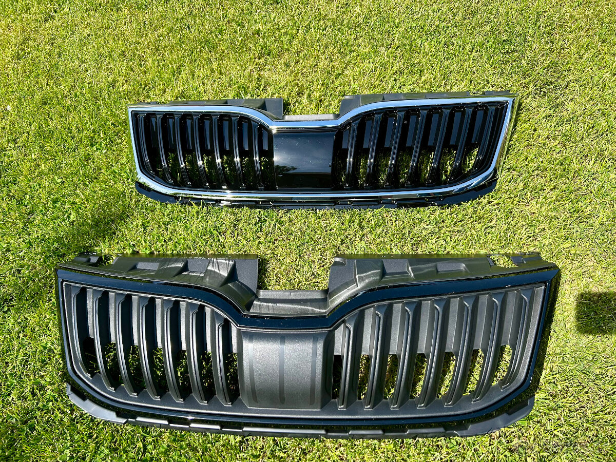 Nárazník Octavia 3 facelift nový originál, Maska Octavia 3 - 2