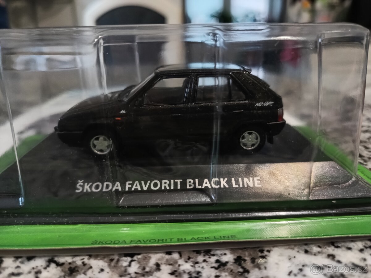 Škoda Favorit black line DeAgostini - 2