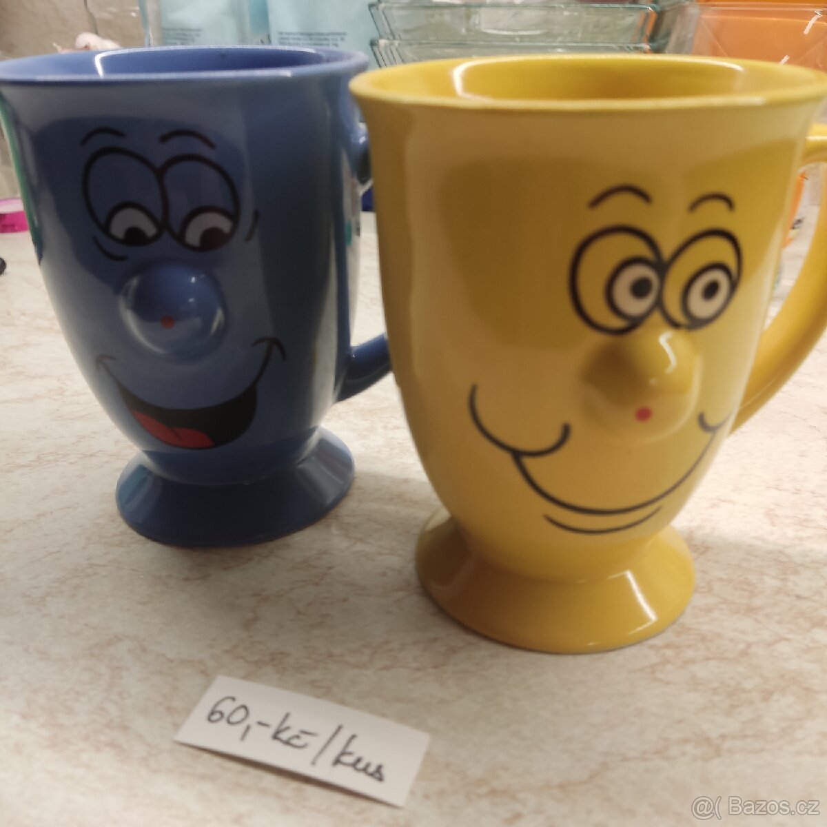 Hrnky s obličejem 2 ks - 2