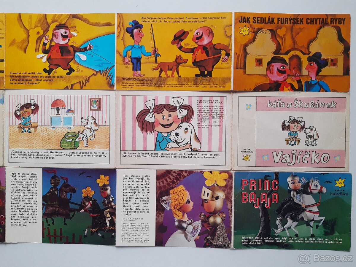 Hvězdička (set 19) - leporela (6x) - 2