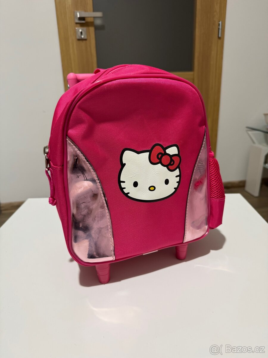 Dětský cestovní batoh na kolečkách Hello Kitty - 2