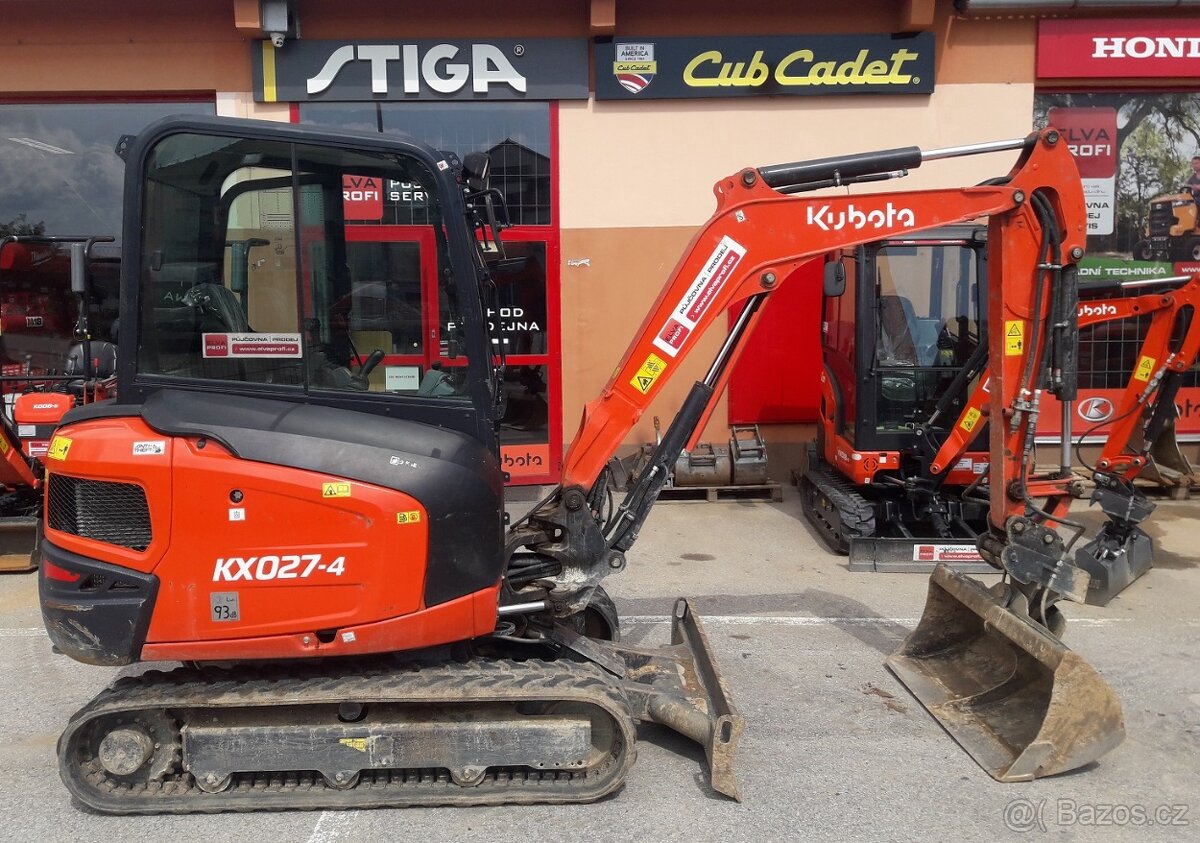 Minirypadlo KUBOTA KX027-4GL HI - 2