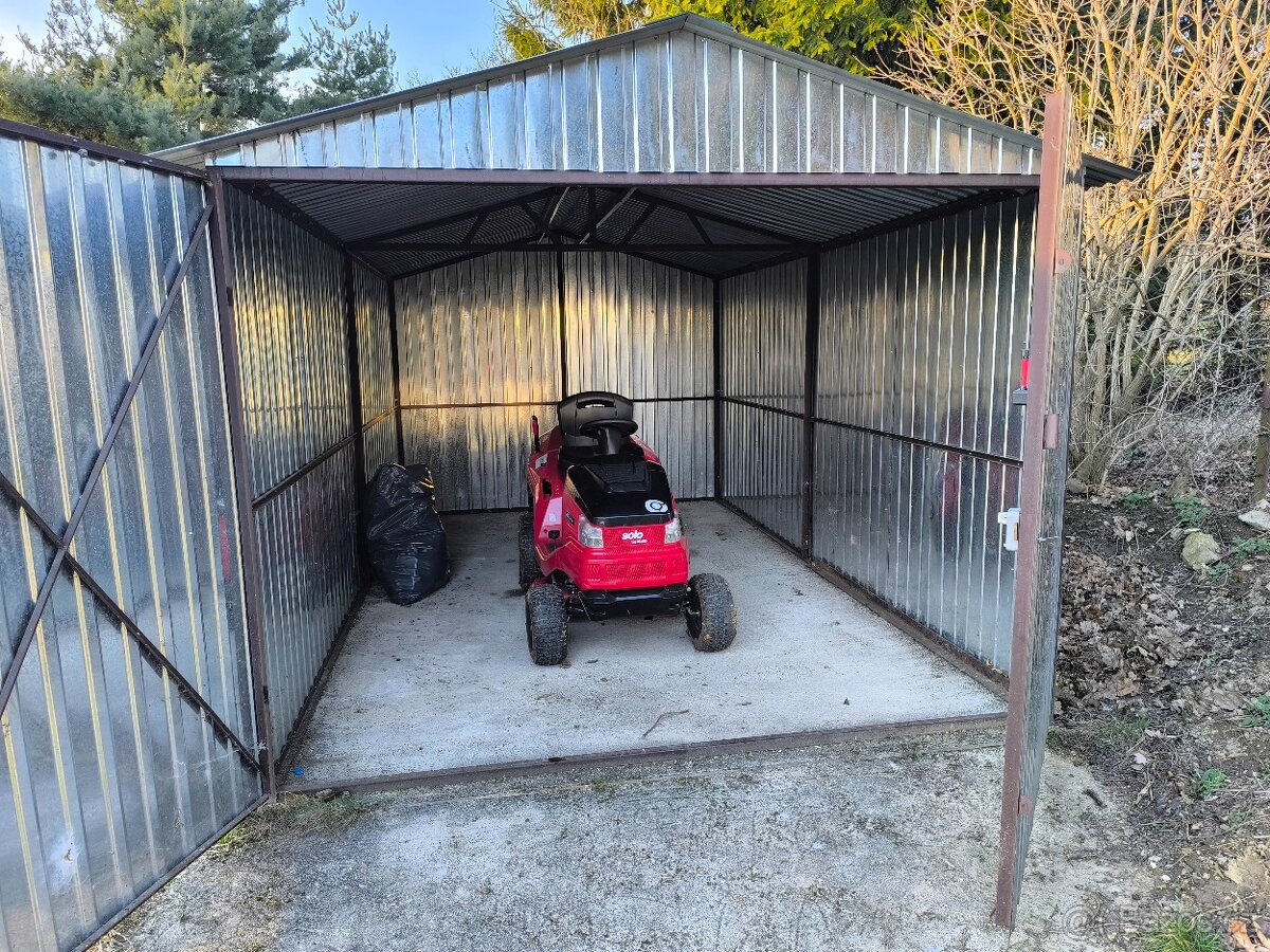 Plechová garáž 3x5m. - 2