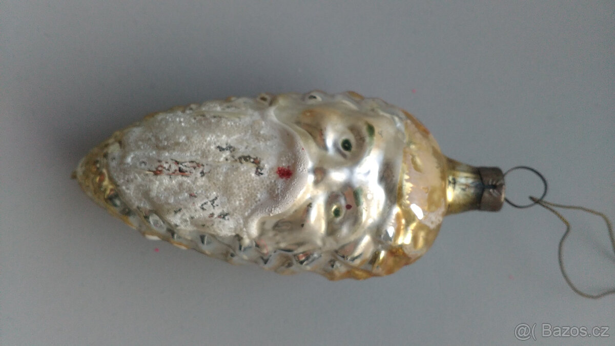 Stará vánoční ozdoba, šiška - 2