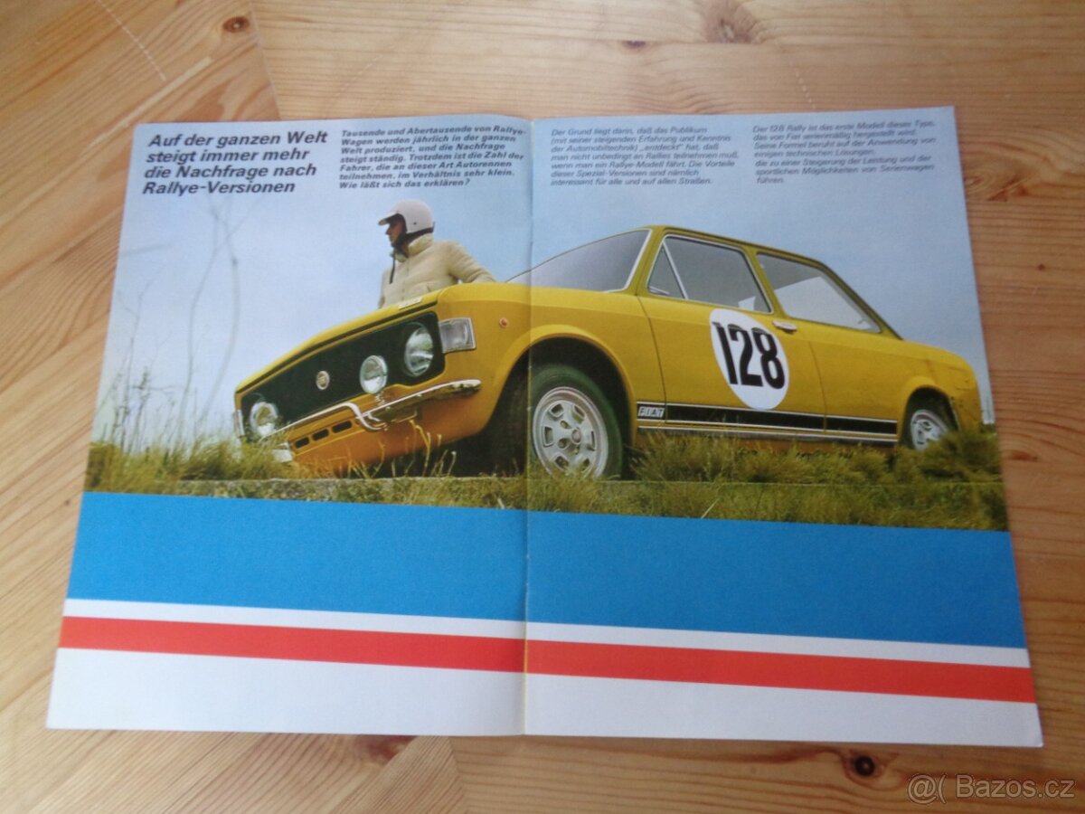 Fiat 128 Rally prospekty. - 2