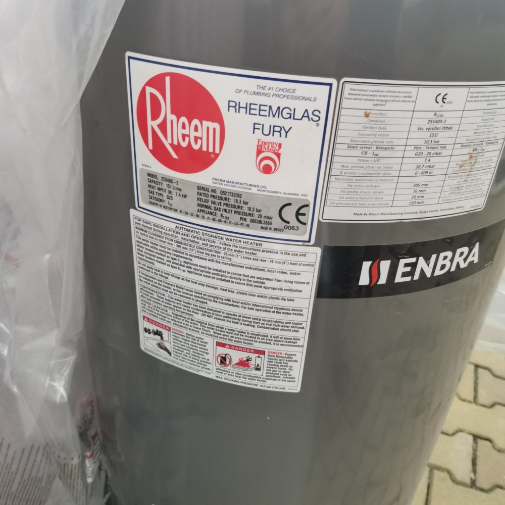Plynový boiler - 2
