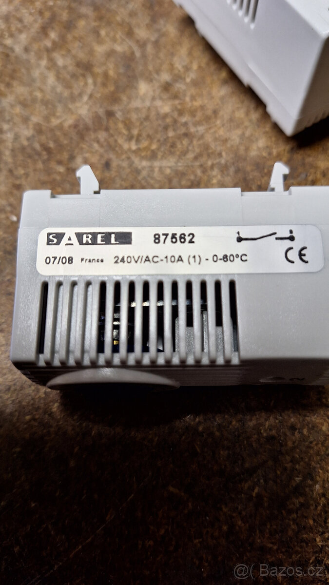 termostat rozvaděč, sarel 87562, rack, chlazení, din lišta - 2