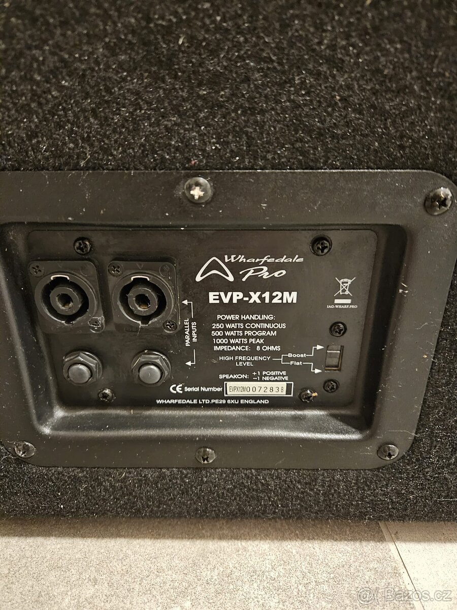 Monitory Wharfedale PRO EVP-X12PM a X12M - 2