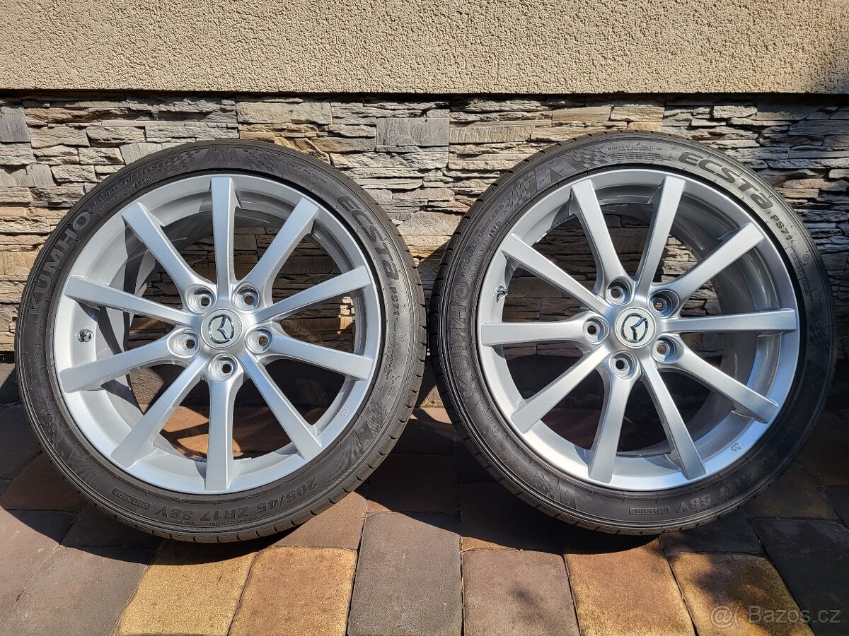 Alu kola Mazda MX - 5 včetně letních pneu - 2